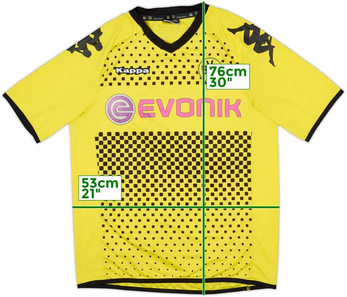 2011-12 Borussia Dortmund Signed Home Shirt - 6/10 - (L)