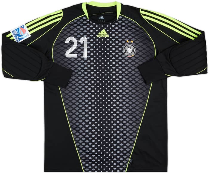 2008 Germany Women Match Issue FIFA U-20 World Cup GK Shirt Burmeister #21