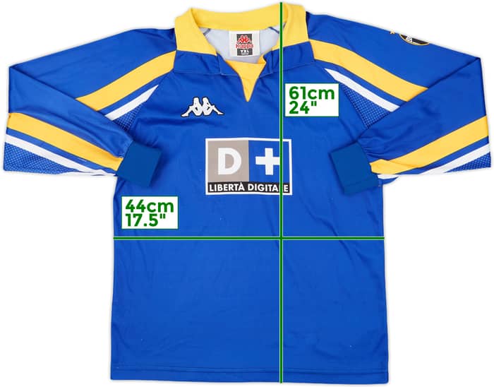1998-99 Juventus Third L/S Shirt #13 - 4/10 - (XL.Boys)