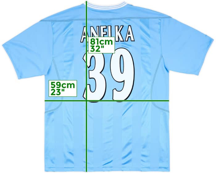 2003-04 Manchester City Home Shirt Anelka #39 (L)