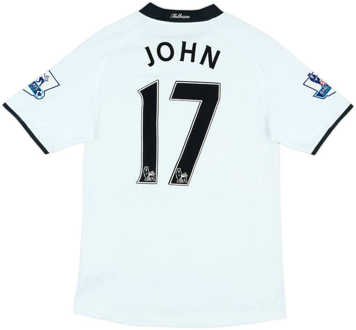 2008-09 Fulham Match Issue Home Shirt John #17