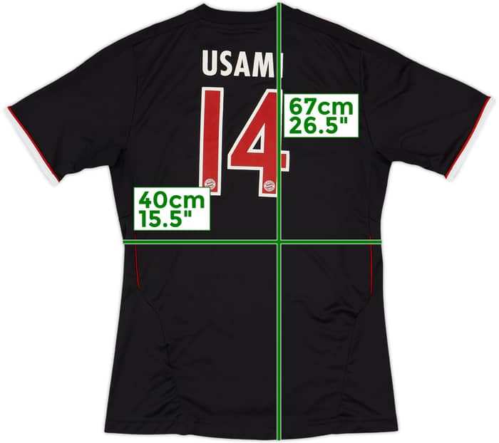 2011-12 Bayern Munich Third Shirt Usami #14 - 6/10 - (L.Boys)