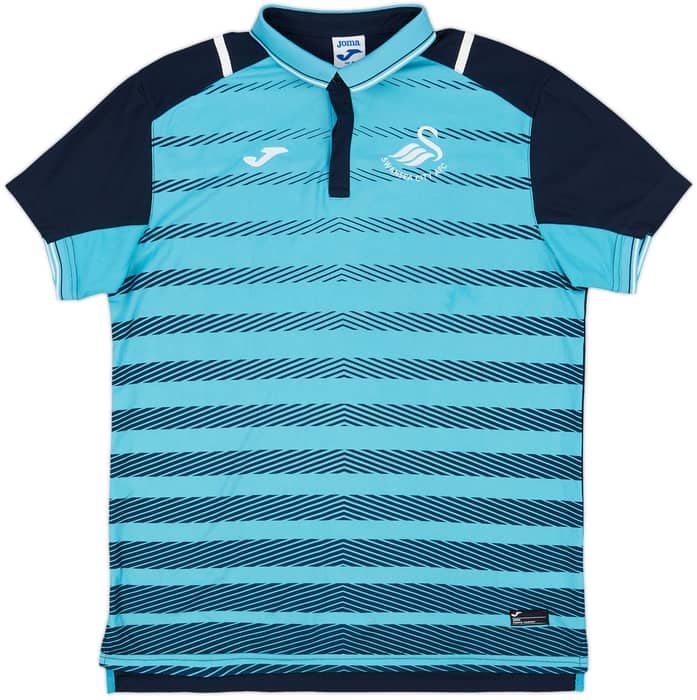 2016-17 Swansea Joma 1/4 Zip Polo Shirt - 8/10 - (Women's M)