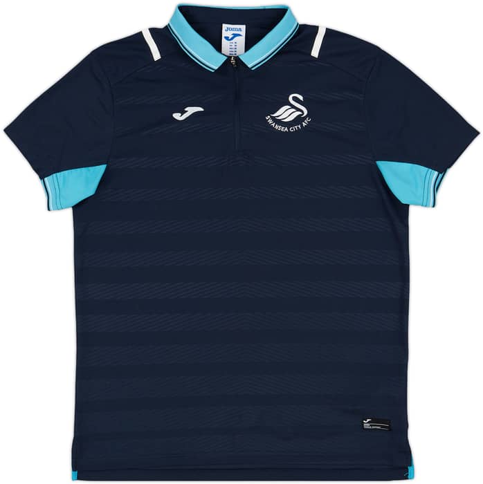 2016-17 Swansea Joma 1/4 Zip Polo Shirt - 8/10 - (Women's M)