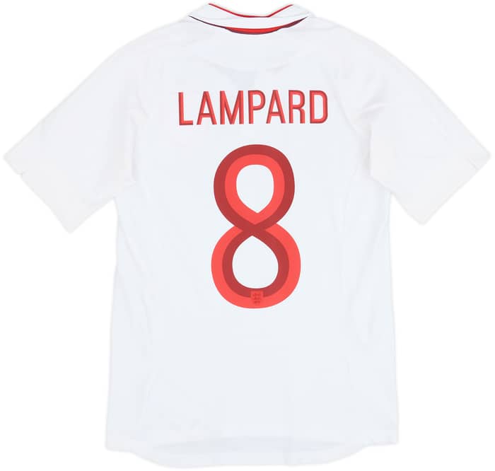 2012-13 England Home Shirt Lampard #8 - 9/10 - (XS)