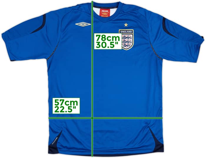 2006-08 England GK S/S Shirt - 10/10 - (XL)
