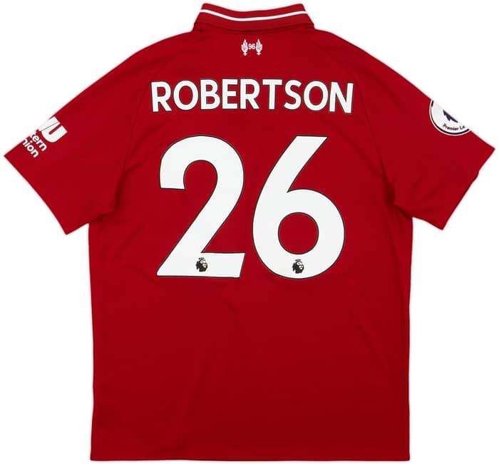 2018-19 Liverpool Home Shirt Robertson #26 - 7/10 - (M)