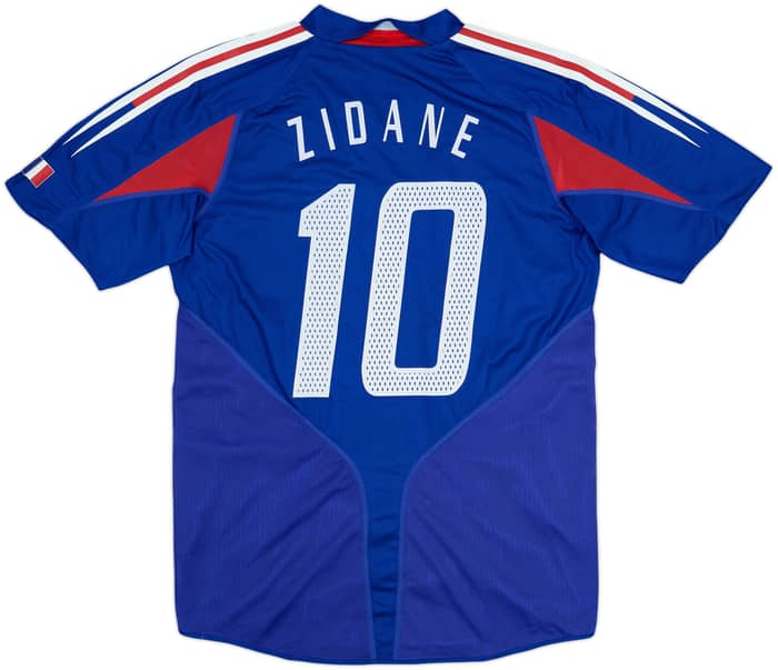 2004-06 France Player Issue Home Shirt Zidane #10 - 7/10 - (M)