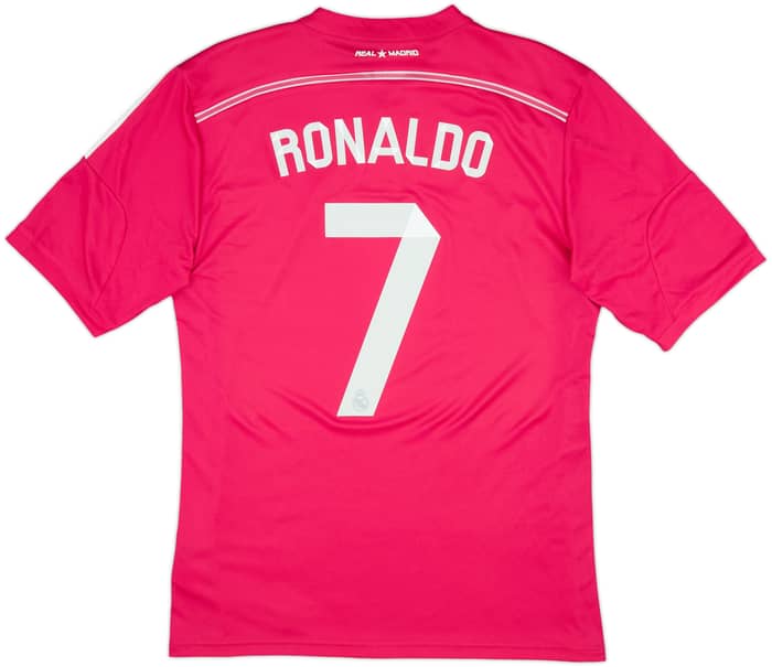 2014-15 Real Madrid Camiseta Visitante Ronaldo #7 (L)