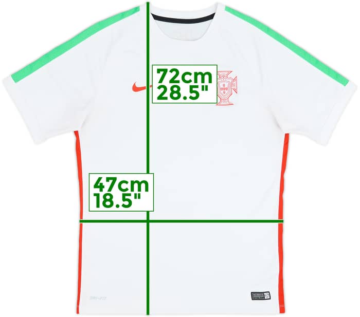 2014-16 Portugal Nike Pre-Match Training Shirt - 6/10 - (M)
