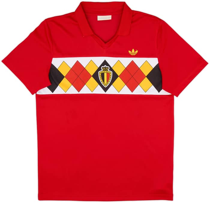 2018 Belgium adidas Originals Retro 1984 Home Shirt #16 - 7/10 - (M)