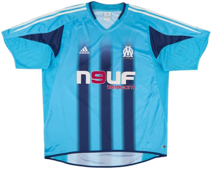2004-05 Olympique Marseille Away Shirt Lizarazu #3 - 6/10 - (XL)