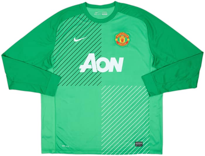 2013-14 Manchester United GK Shirt De Gea #1 - 8/10 - (XXL)