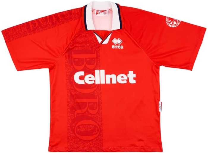 1996-97 Middlesbrough Home Shirt Juninho #10 - 8/10 - (L)