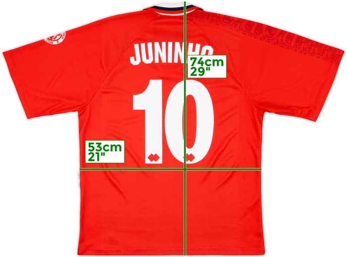 1996-97 Middlesbrough Home Shirt Juninho #10 - 8/10 - (L)