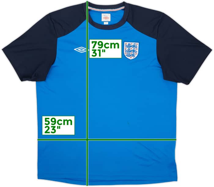 2010-11 England Umbro Training Shirt - 6/10 - (XXL)