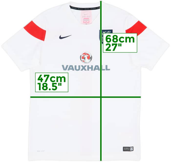 2014-15 England Nike Training Shirt - 8/10 - (XL.Boys)