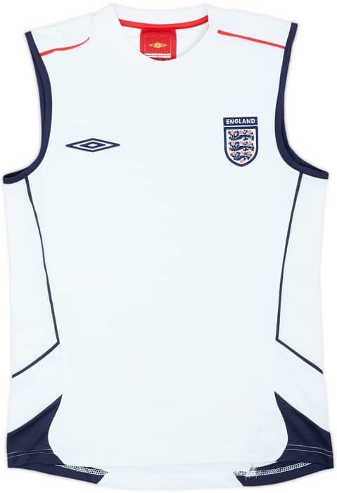 2006-08 England Umbro Training Vest - 8/10 - (S)