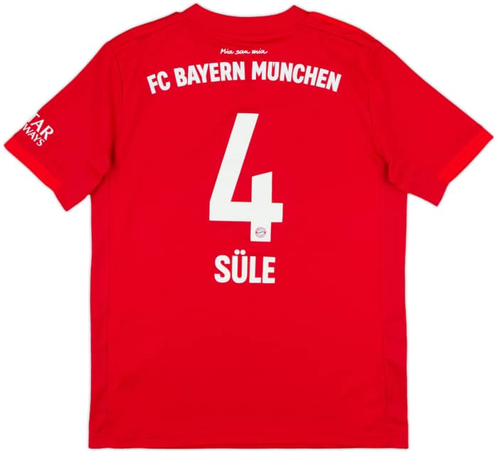 2019-20 Bayern Munich Home Shirt Sule #4 - 8/10 - (M.Boys)