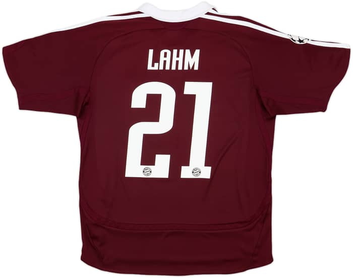 2006-07 Bayern Munich CL Shirt Lahm #21 - 7/10 - (XL.Boys)