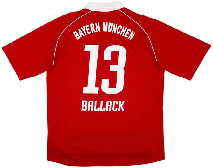 2005-06 Bayern Munich Home Shirt Ballack #13 - 6/10 - (XL)