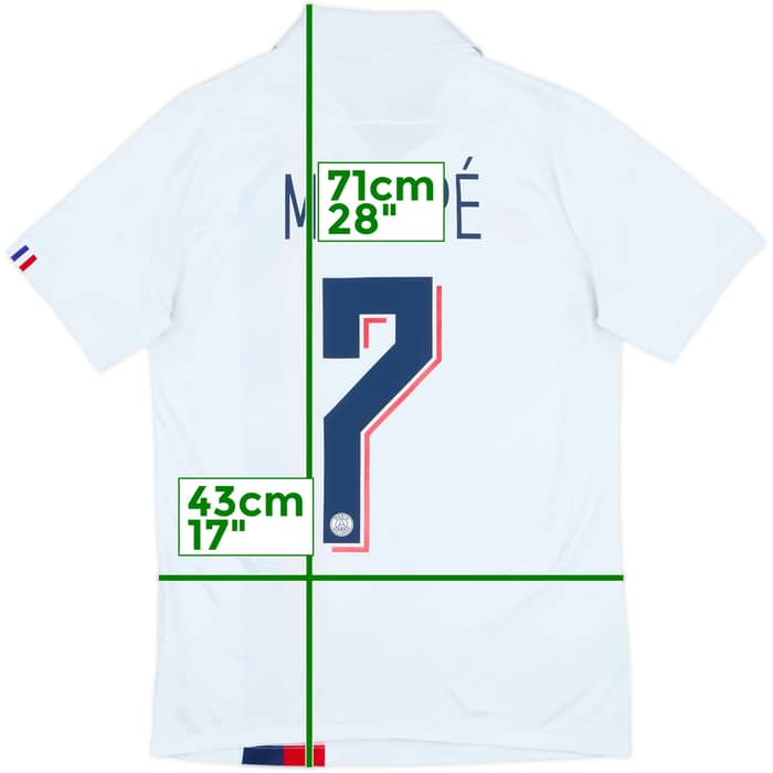 2019-20 Paris Saint-Germain Authentic Third Shirt Mbappe #7 - 6/10 - (S)