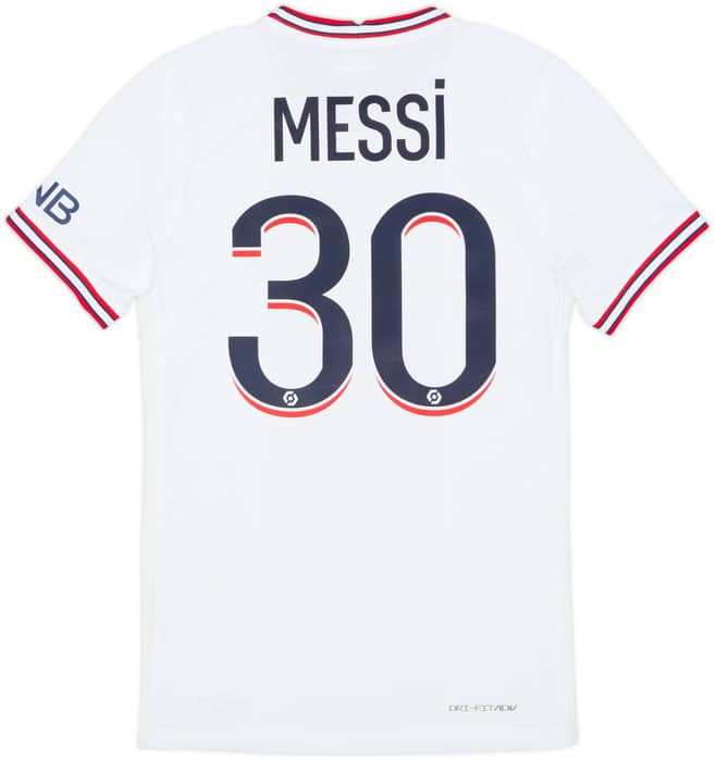 2021-22 Paris Saint-Germain Authentic Fourth Shirt Messi #30 - 8/10 - (XS)