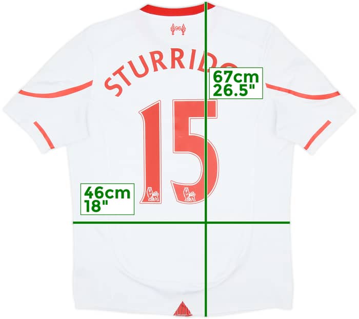 2015-16 Liverpool Away Shirt Sturridge #15 - 6/10 - (S)