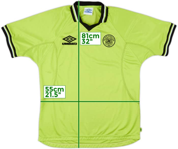 1998-99 Celtic Umbro Training Shirt - 8/10 - (L)