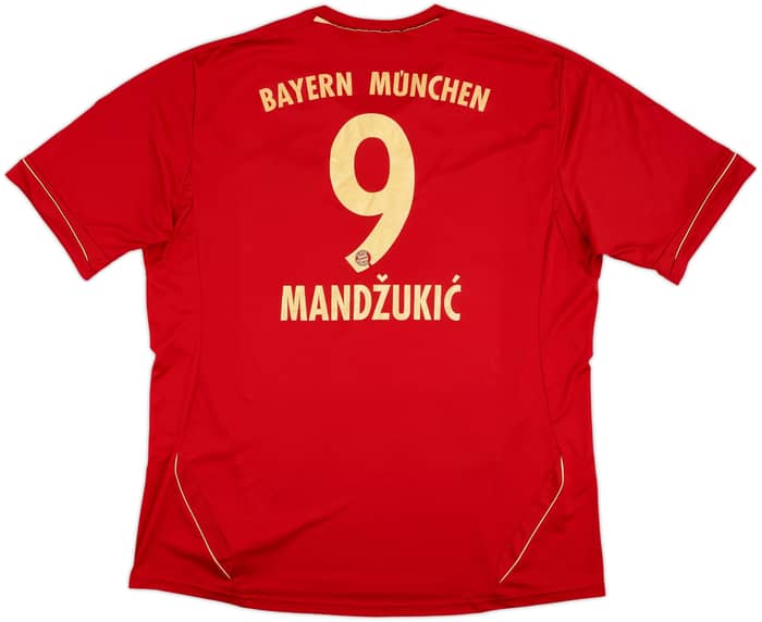 2012-13 Bayern Munich Home Shirt Mandzukic #9 - 7/10 - (3XL)