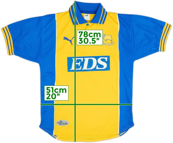 1999-01 Derby County Away Shirt - 8/10 - (S)