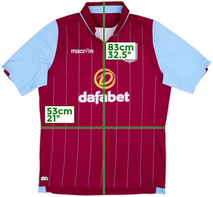 2014-15 Aston Villa Home Shirt - 5/10 - (XL)