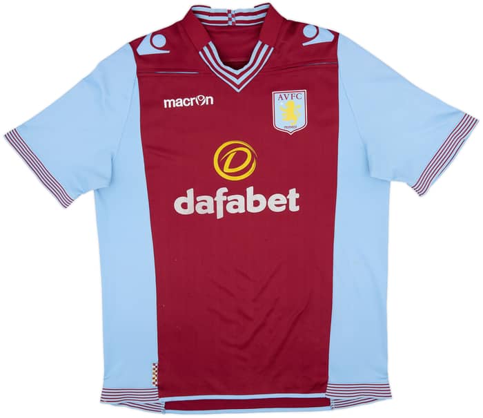 2013-14 Aston Villa Home Shirt Grealish #40 - 6/10 - (XL)
