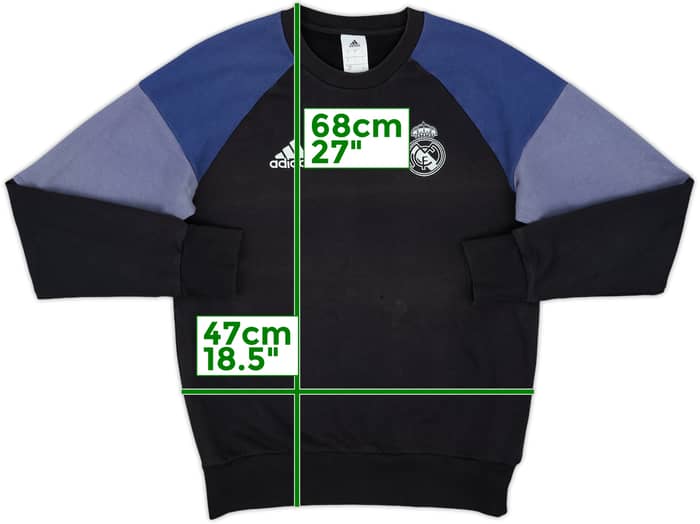 2016-17 Real Madrid adidas Sweat Top - 5/10 - (S)
