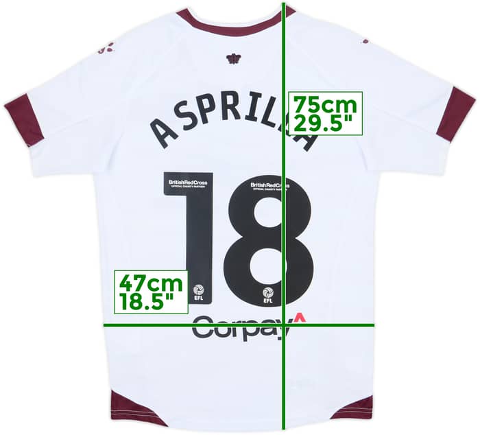 2023-24 Watford Away Shirt Asprilla #18 - 5/10 - (S)