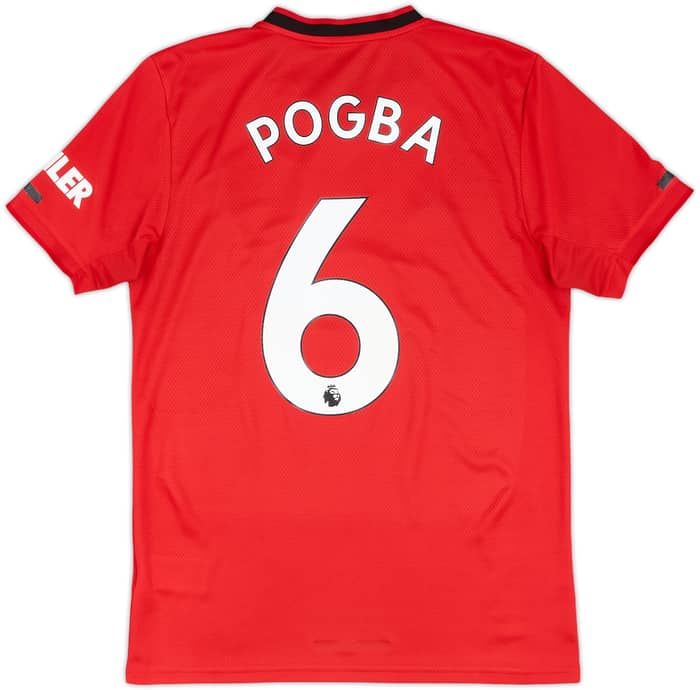 2019-20 Manchester United Home Shirt Pogba #6 - 9/10 - (S)