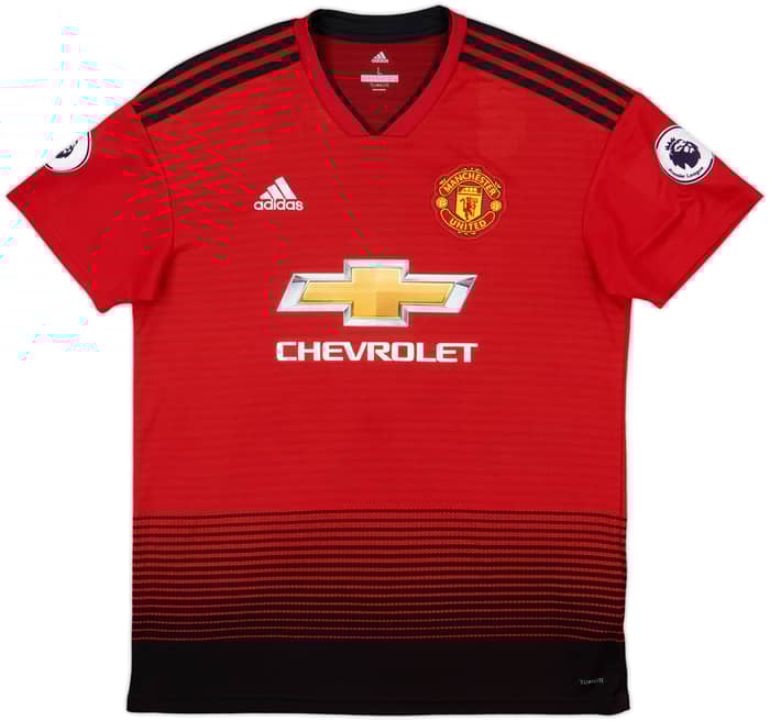 2018-19 Manchester United Home Shirt Pogba #6 - 8/10 - (L)