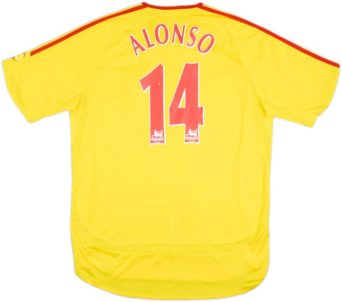 2006-07 Liverpool Away Shirt Alonso #14 - 7/10 - (L)