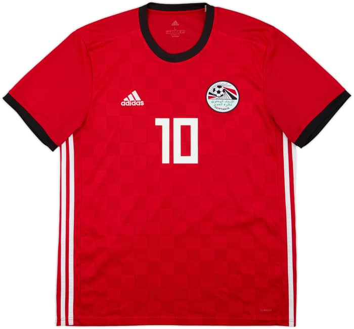 2018-19 Egypt Home Shirt Salah #10 - 9/10 - (L)