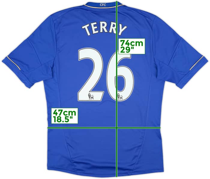 2012-13 Chelsea Home Shirt Terry #26 - 9/10 - (M)