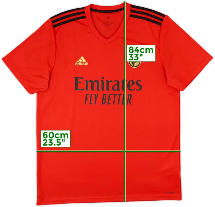 2020-21 Benfica Home Shirt - 10/10 - (XL)