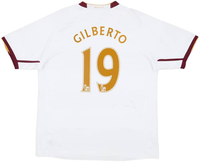 2007-08 Arsenal Away Shirt Gilberto #19 - 6/10 - (XXL)