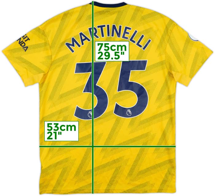 2019-20 Arsenal Away Shirt Martinelli #35 - 7/10 - (L)