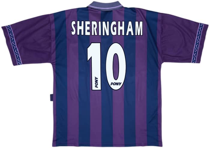 1995-97 Tottenham Camiseta Visitante Sheringham #10 - 8/10 - (L)