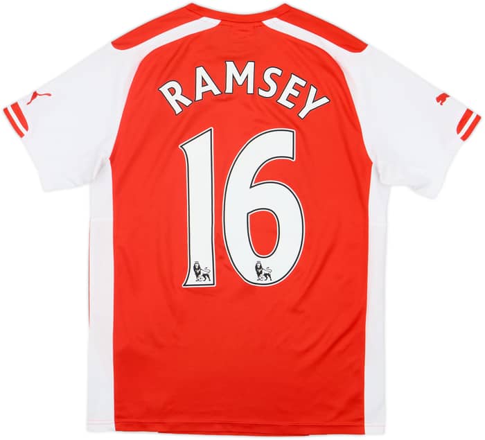 2014-15 Arsenal Home Shirt Ramsey #16 - 7/10 - (S)
