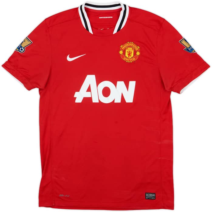 2011-12 Manchester United Home Shirt Nani #17 - 7/10 - (M)