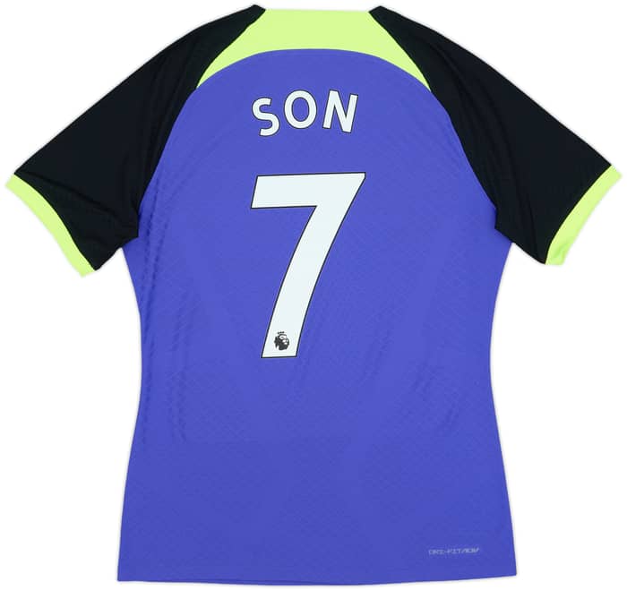 2022-23 Tottenham Authentic Away Shirt Son #7 - 9/10 - (M)