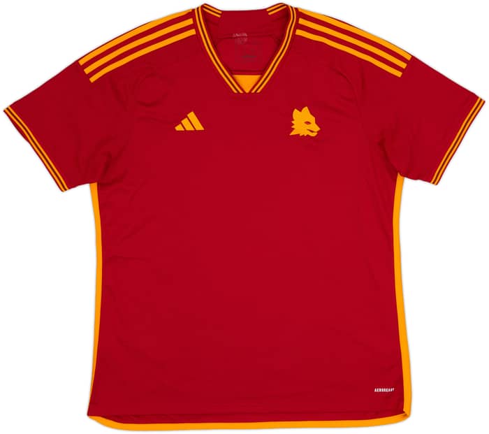 2023-24 Roma Home Shirt Lukaku #90 - 8/10 - (XL)