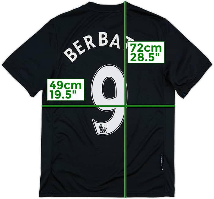 2009-10 Manchester United Away Shirt Berbatov #9 - 7/10 - (S)