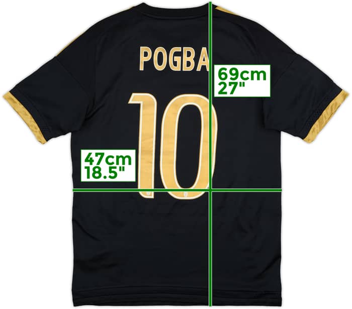 2015-16 Juventus Third Shirt Pogba #10 - 10/10 - (S)